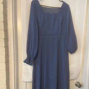Medium blue dress